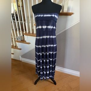 INC Maxi Tie Dye dress with Rhinestones